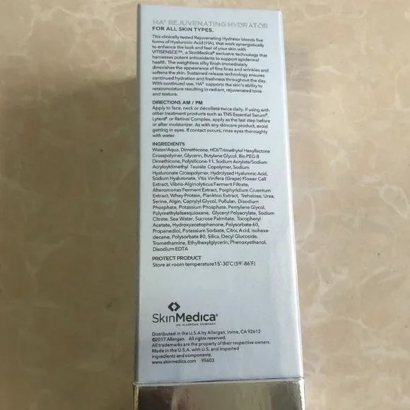 SkinMedica HA5 Rejuvenating Hydrator 2 oz. Facial Serum. New, sealed box. - Picture 3 of 5
